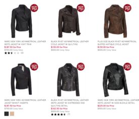 Wilsons Leather秋冬皮革专场海淘攻略 精选服饰2.5折，质感皮装轻松入手