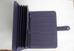 品质与商务风范的融合 广州建达皮具制品厂供应鳄鱼纹经理夹